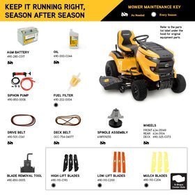 Cub Cadet® Enduro Series XT1 LT50 Riding Lawn Mower