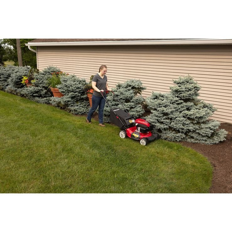 Troy-Bilt 21″ 163cc Gas Powered Walk-Behind Push Lown Mower