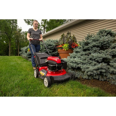 Troy-Bilt 21″ 163cc Gas Powered Walk-Behind Push Lown Mower