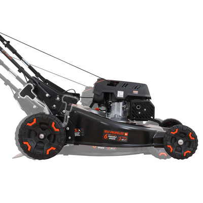 YardMax 24-in 201cc RWD 3-in-1 Self-Propelled Mower