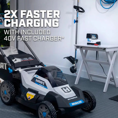HART Tools 40V 20″ Brushless Self-Propelled Electric LownMower