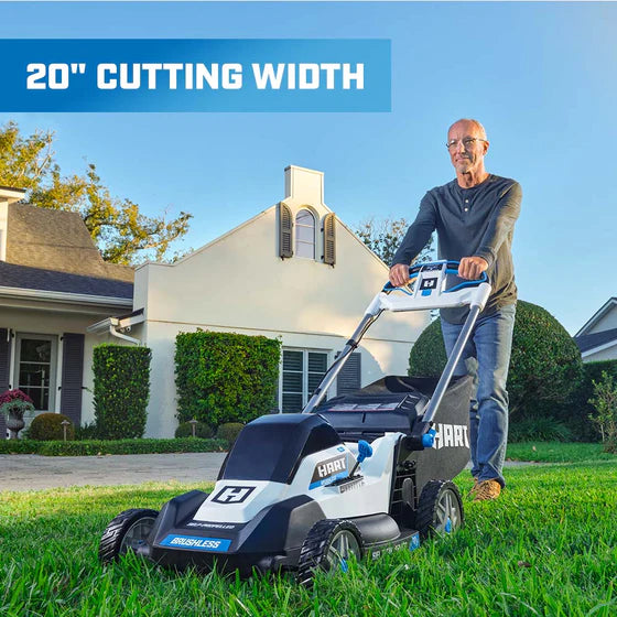 HART Tools 40V 20″ Brushless Self-Propelled Electric LownMower