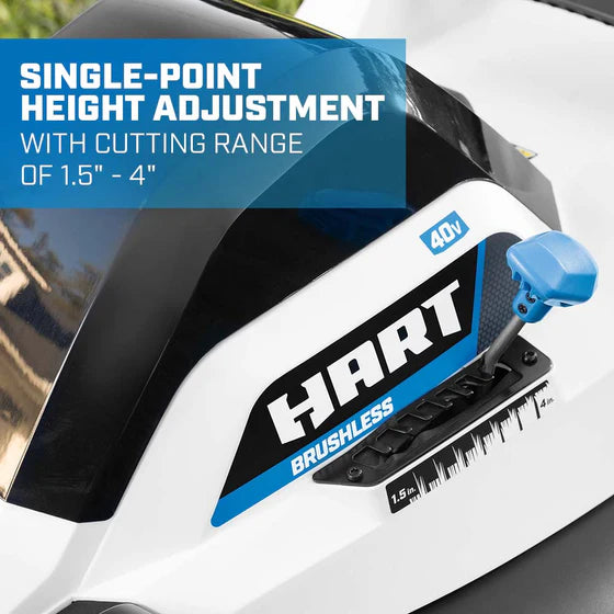 HART Tools 40V 20″ Brushless Self-Propelled Electric LownMower