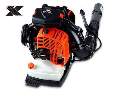 ECHO PB-9010T X Series Backpack Blower with 79.9cc Engine, 48N Blowing Force, and Vented Back Pad