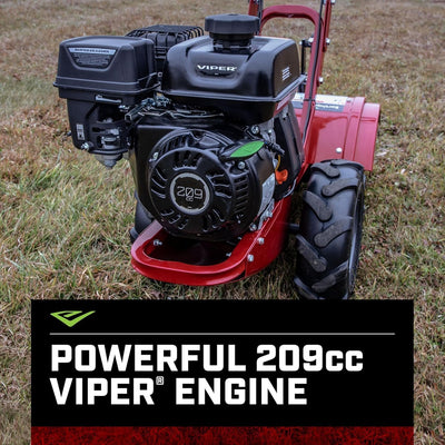 EARTHQUAKE Victory Rear Tine Tiller 209cc 4-Cycle Viper Engine Model 39381 Red/Black