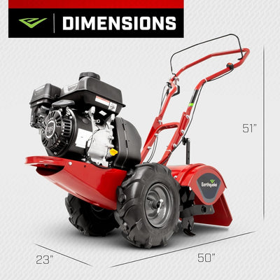 EARTHQUAKE Victory Rear Tine Tiller 209cc 4-Cycle Viper Engine Model 39381 Red/Black