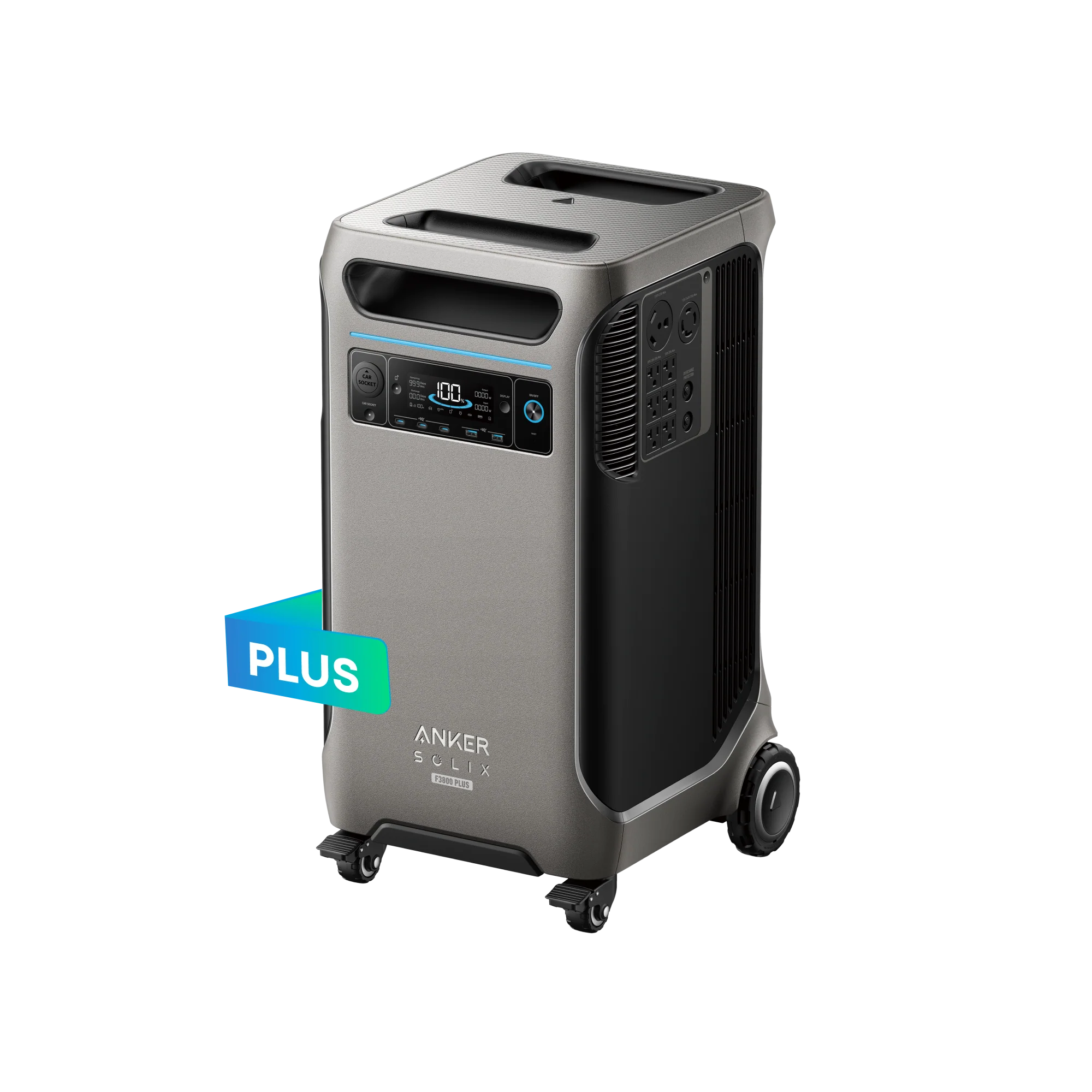 Anker SOLIX F3800 Plus Portable Power Station – 3,840Wh | 6,000W