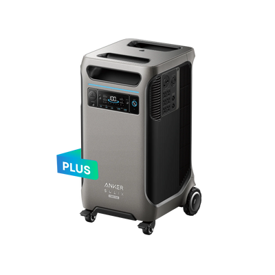 Anker SOLIX F3800 Plus Portable Power Station – 3,840Wh | 6,000W