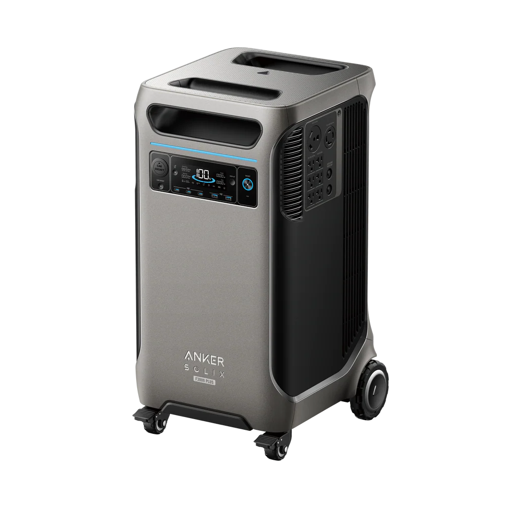 Anker SOLIX F3800 Plus Portable Power Station – 3,840Wh | 6,000W