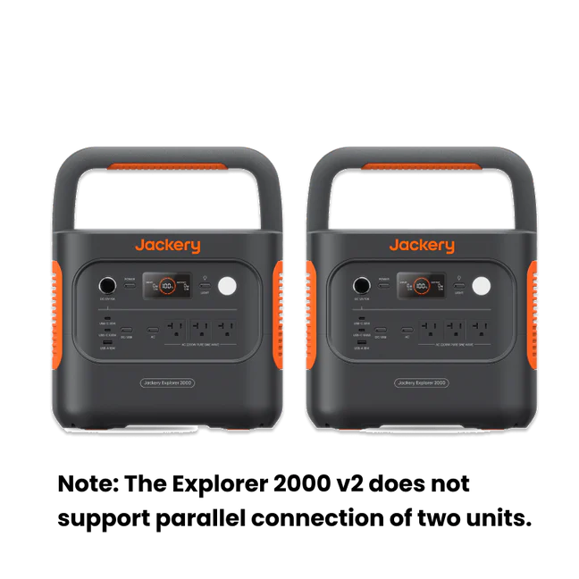 Jackery Explorer 2000 v2 Portable Power Station 2042Wh LiFePO4 2200W
