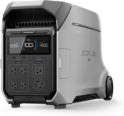 EcoFlow DELTA Pro 3 Portable Power Station with 4000W Output, 120/240V Split-Phase, LFP Battery, and X-Stream Fast Charging