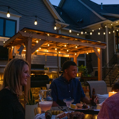 Backyard Discovery Saxony XL Cedar Grill Gazebo