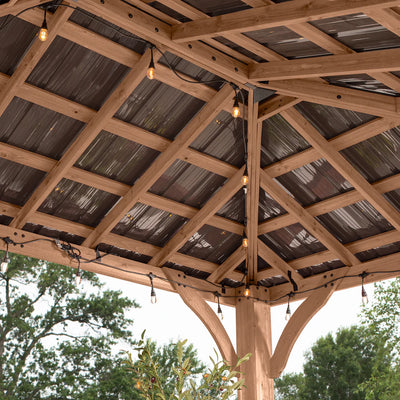 Backyard Discovery Cordova 14×10 Cedar Gazebo