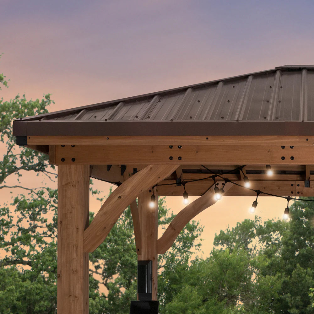 Backyard Discovery Cordova 14×10 Cedar Gazebo