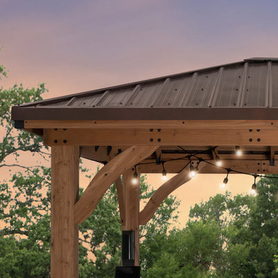 Backyard Discovery Cordova 14×10 Cedar Gazebo