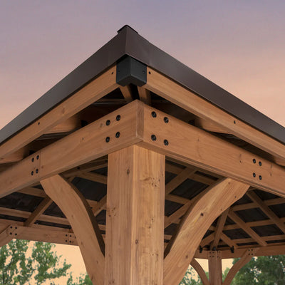 Backyard Discovery Cordova 14×10 Cedar Gazebo