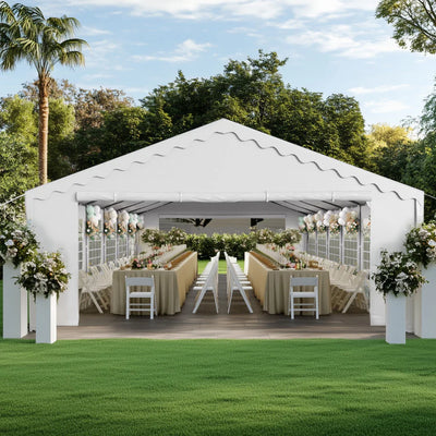 Heavy Duty Party Tent Wedding Event Shelter with Removable Sidewalls 20FT x 40FT
