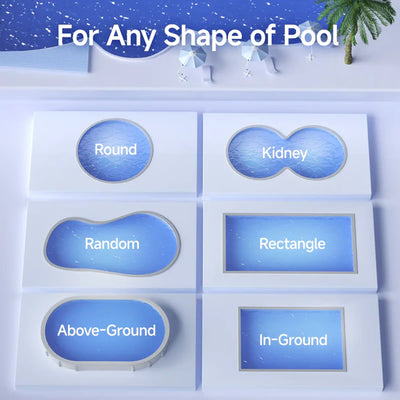 WYBOT C1 Cordless Robotic Pool Cleaner with Triple Motor, Wall Climbing, and Self-Parking