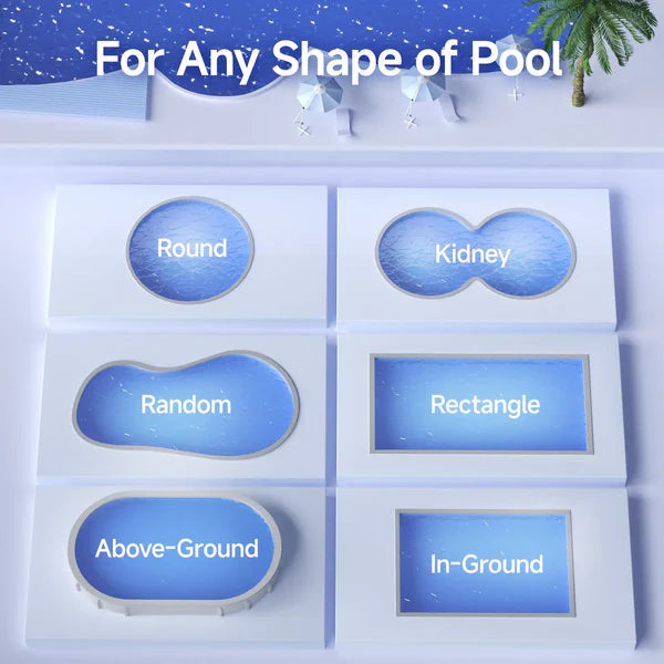 WYBOT C1 Cordless Robotic Pool Cleaner with Triple Motor, Wall Climbing, and Self-Parking
