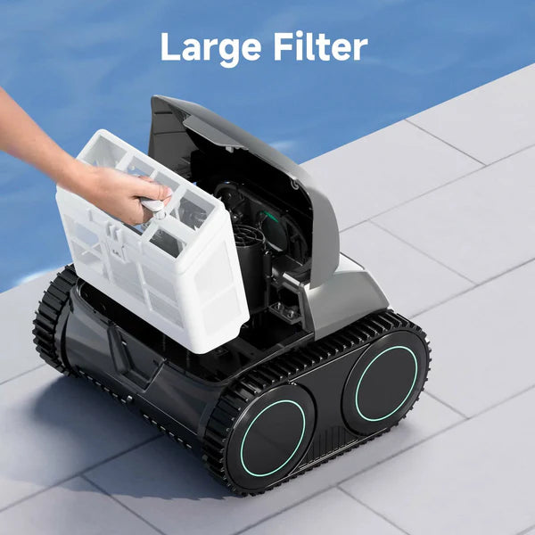 WYBOT C1 Cordless Robotic Pool Cleaner with Triple Motor, Wall Climbing, and Self-Parking