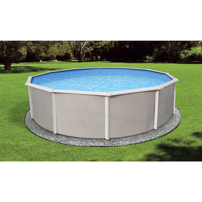 Blue wave 24′ x 52″ Round Belize Above Ground Swimming Pool
