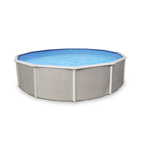 Blue wave 24′ x 52″ Round Belize Above Ground Swimming Pool