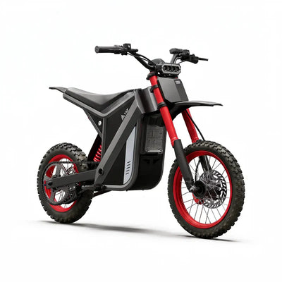 TST GT63 Electric Dirt Bike, 2400W Brushless Hub Motor, 45 MPH Top Speed, 48V 22.5Ah Battery with 50 Mile Range, 210Nm Torque, Front Hydraulic Suspension
