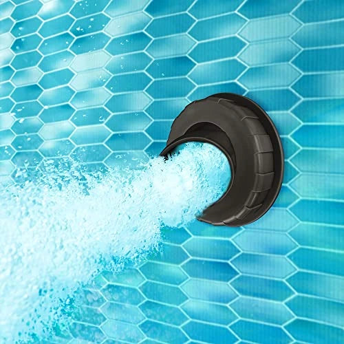 Funsicle Oasis Designer Rectangular Above Ground Pool Set Dark Herringbone Gray
