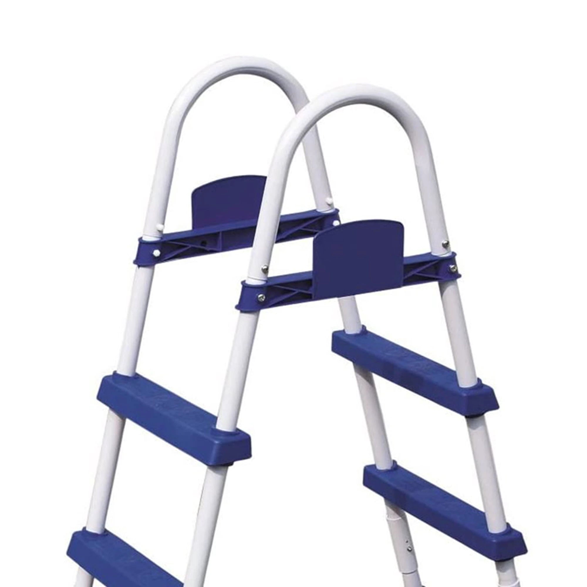 Bestway Steel Pro MAX 15′ x 48″ Round Above Ground Swimming Pool & Pool Ladder