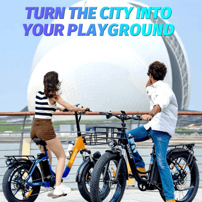Ridstar DC26 2000W Folding Fat Tire Mountain Electric Bike
