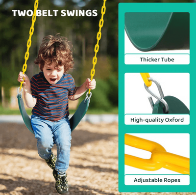 9.5′ Heavy-Duty Outdoor Porch Swing Set