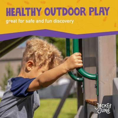 Jack & June Haven Wooden Swing Set