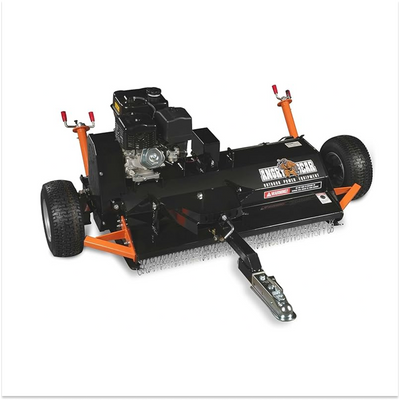 MechMaxx 48″ Tow-Behind ATV Offset Flail Mower 15HP 459cc E-start Gas Engine Powered
