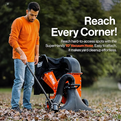 SuperHandy Leaf Vacuum & Wood Chipper – 7 HP 209cc Gas Engine