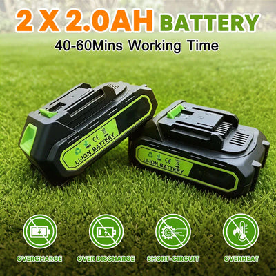 IToolMax 3 In 1 Cordless Grass Trimmer, Weed Eater and Edger