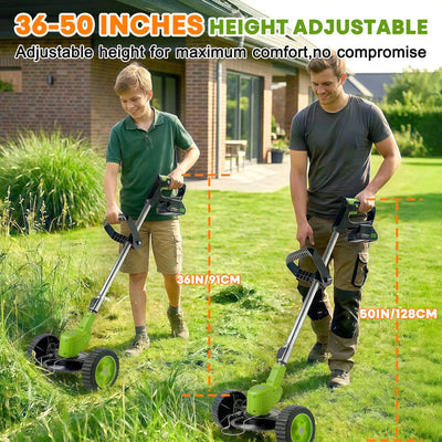IToolMax 3 In 1 Cordless Grass Trimmer, Weed Eater and Edger