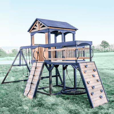 Timber Crossing Swing Set – Adventure Meets Stunning Design