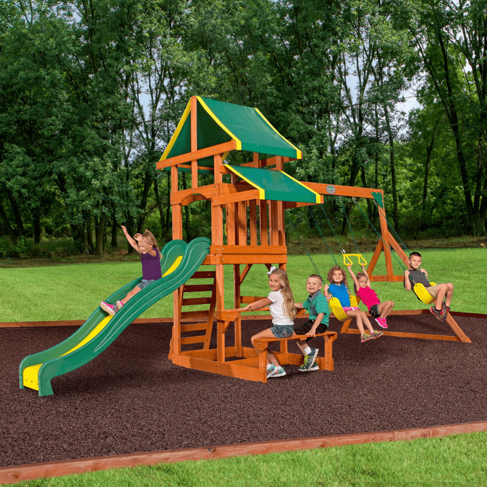 Tucson Swing Set – Big Fun in a Compact Design