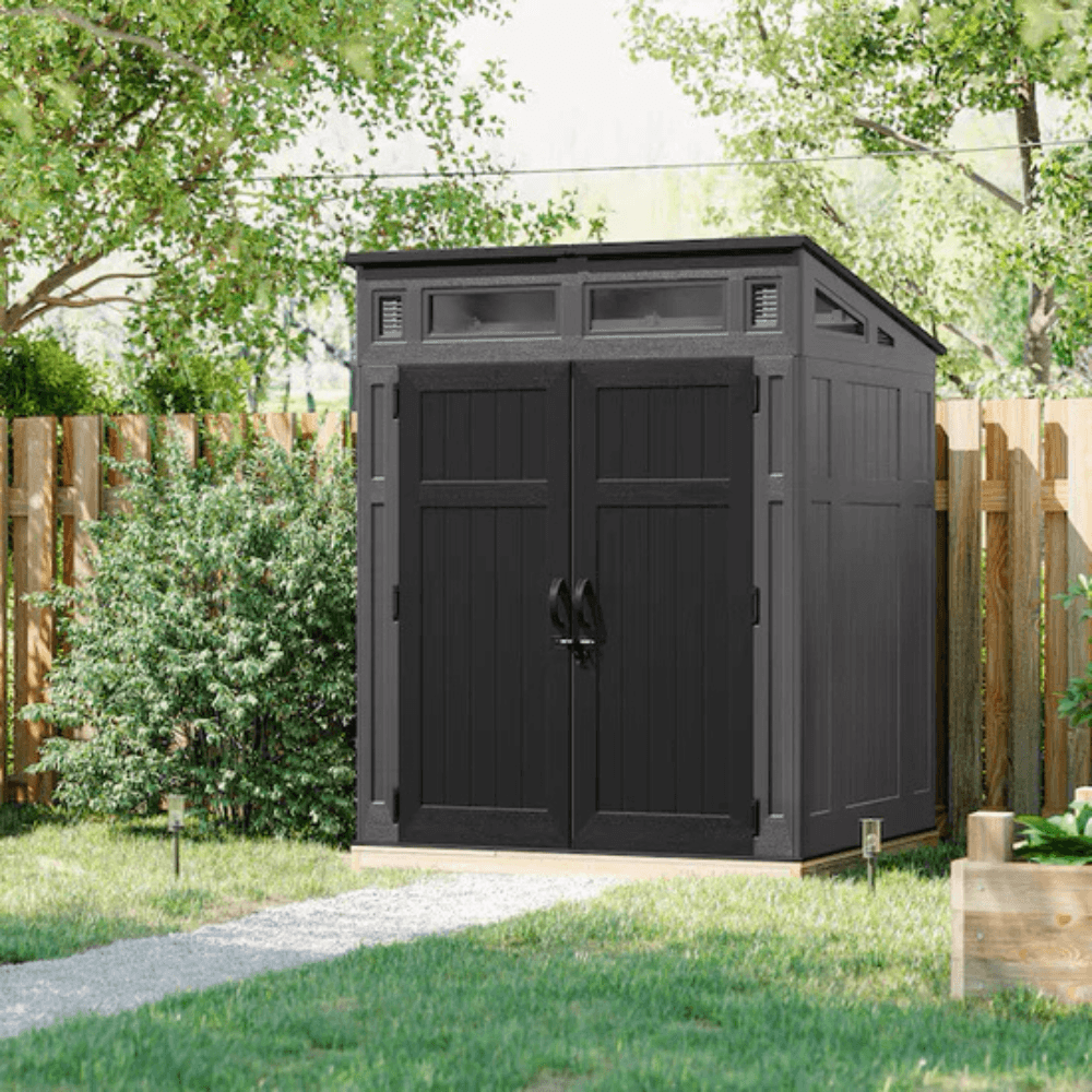 Suncast 6-ft x 5-ft Resin Shed Lean-to Resin Storage Shed (Floor Included)