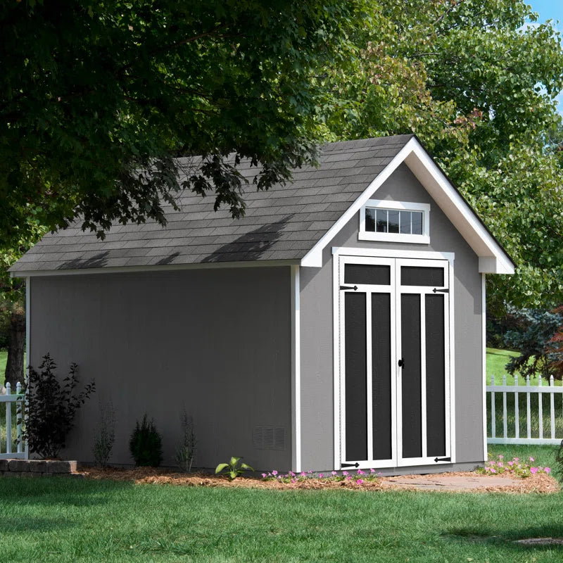 Tribeca 10 ft. W x 12 ft. D Wood Storage Shed With Floor